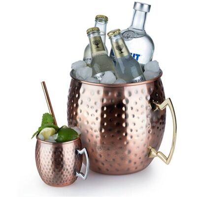 Buddy’s Bar Flaschenkühler,Moscow Mule Becher Optik; 20x25x21 cm (LxBxH); kupfer Buddy’s Bar Flaschenkühler,Moscow Mule Becher Optik; 20x25x21 cm (LxBxH); kupfer