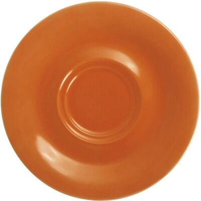 Kahla Untertasse Pronto Colore; 15.9x1.8 cm (ØxH); orange; rund; 6 Stück / Pack Kahla Untertasse Pronto Colore; 15.9x1.8 cm (ØxH); orange; rund; 6 Stück / Pack