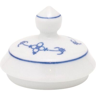Kahla Deckel zur Zuckerdose Porzellan; blau Kahla Deckel zur Zuckerdose Porzellan; blau