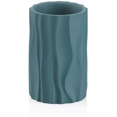 kela Becher Merida Polyresin himbeerrot 10,5cm 7,0cmØ; 7x10.5 cm (ØxH); petrol; rund kela Becher Merida Polyresin himbeerrot 10,5cm 7,0cmØ; 7x10.5 cm (ØxH); petrol; rund