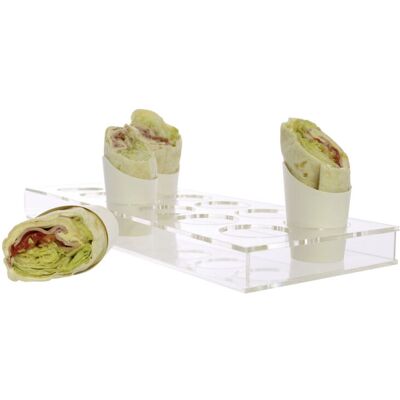 Schneider Wrap-Halter; 56x19.5x7x5 cm (LxBxØxH); transparent; rechteckig Schneider Wrap-Halter; 56x19.5x7x5 cm (LxBxØxH); transparent; rechteckig