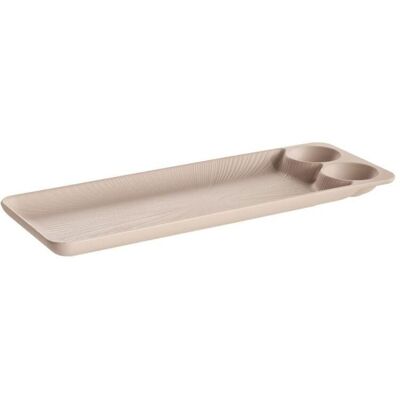 APS Teller NERO, Melamin, eckig; 41x15x2.5 cm (LxBxH); beige; rechteckig APS Teller NERO, Melamin, eckig; 41x15x2.5 cm (LxBxH); beige; rechteckig