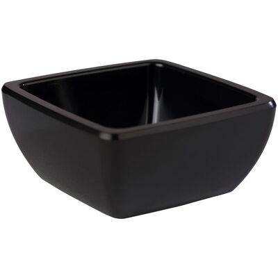 APS Schale FRIENDLY, aus recyceltem Kunststoff (PET), eckig; 50 ml, 6.5x6.5x3 cm (LxBxH); schwarz; 6 Stück / Pack APS Schale FRIENDLY, aus recyceltem Kunststoff (PET), eckig; 50 ml, 6.5x6.5x3 cm (LxBxH); schwarz; 6 Stück / Pack