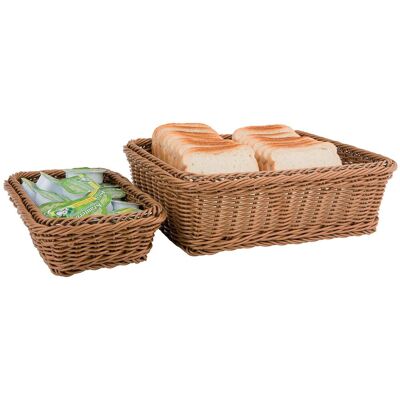 APS Buffet-Korb BASIC; 33x28x7 cm (LxBxH); hellbraun; rechteckig APS Buffet-Korb BASIC; 33x28x7 cm (LxBxH); hellbraun; rechteckig