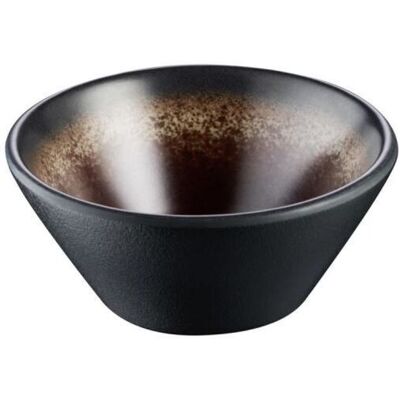 APS Schale -KAYA- , Ø 8 cm, H: 2,5 cm , Melamin , innen: Dekor, braun , außen: grau , 0,08 Liter , Verpackungseinheit: 12 Stück ,; 100 ml, 8.5x8.5x3.5 cm (LxBxH); grau/braun; rund; 12 Stück / Pack APS Schale -KAYA- , Ø 8 cm, H: 2,5 cm , Melamin , innen: Dekor, braun , außen: grau , 0,08 Liter , Verpackungseinheit: 12 Stück ,; 100 ml, 8.5x8.5x3.5 cm (LxBxH); grau/braun; rund; 12 Stück / Pack