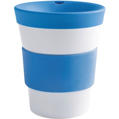 Kahla Becher + Trinkdeckel + Banderole cupit; 420 ml, 11.4 cm (H); hellblau; rund Kahla Becher + Trinkdeckel + Banderole cupit; 420 ml, 11.4 cm (H); hellblau; rund
