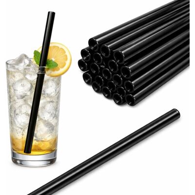 Gastro Pionier 50x Glas Trinkhalme farbig; 0.8x23 cm (ØxL); schwarz; 50 Stück / Pack Gastro Pionier 50x Glas Trinkhalme farbig; 0.8x23 cm (ØxL); schwarz; 50 Stück / Pack