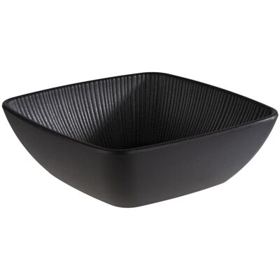APS Schale NERO, Melamin, eckig; 600 ml, 16.5x16.5x5.5 cm (LxBxH); schwarz APS Schale NERO, Melamin, eckig; 600 ml, 16.5x16.5x5.5 cm (LxBxH); schwarz