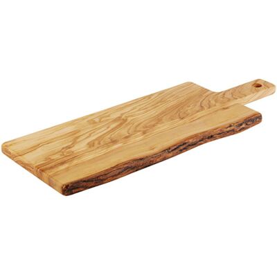 APS Servierbrett OLIVE, Olivenholz, mit Griff; 56x20x2 cm (LxBxH); braun; rechteckig APS Servierbrett OLIVE, Olivenholz, mit Griff; 56x20x2 cm (LxBxH); braun; rechteckig
