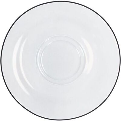 Kahla Untertasse Pronto Line; 15.9x1.8 cm (ØxH); schwarz; rund; 6 Stück / Pack Kahla Untertasse Pronto Line; 15.9x1.8 cm (ØxH); schwarz; rund; 6 Stück / Pack