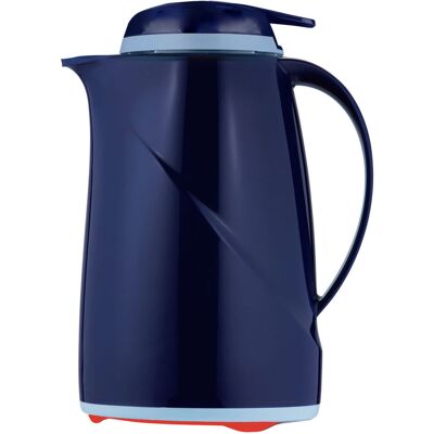 helios Isolierkanne Wave Push; 600 ml, 12.8x22.3 cm (ØxH); blau helios Isolierkanne Wave Push; 600 ml, 12.8x22.3 cm (ØxH); blau