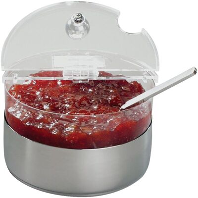 APS Kühlschale Mini TOP FRESH, inkl. Kühlakku; 600 ml, 15x15x14x11.5 cm (LxBxØxH); transparent/edelstahl; rund APS Kühlschale Mini TOP FRESH, inkl. Kühlakku; 600 ml, 15x15x14x11.5 cm (LxBxØxH); transparent/edelstahl; rund
