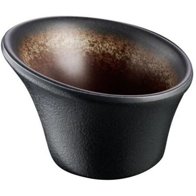 APS Schale -KAYA- , Ø 8 cm, H: 2,5 cm , Melamin , innen: Dekor, braun , außen: grau , 0,08 Liter , Verpackungseinheit: 12 Stück ,; 90 ml, 8x8x5.5 cm (LxBxH); braun/grau; rund; 12 Stück / Pack APS Schale -KAYA- , Ø 8 cm, H: 2,5 cm , Melamin , innen: Dekor, braun , außen: grau , 0,08 Liter , Verpackungseinheit: 12 Stück ,; 90 ml, 8x8x5.5 cm (LxBxH); braun/grau; rund; 12 Stück / Pack