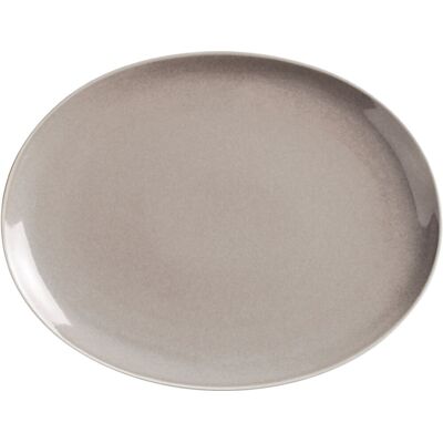 Kahla Platte Homestyle oval; 31.8x24.4x2.8 cm (LxBxH); grau; oval Kahla Platte Homestyle oval; 31.8x24.4x2.8 cm (LxBxH); grau; oval