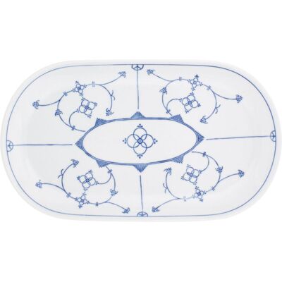 Kahla Platte, oval; 32.5x18.7x3.5 cm (LxBxH); blau Kahla Platte, oval; 32.5x18.7x3.5 cm (LxBxH); blau