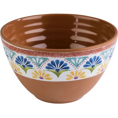 APS Schale ARABESQUE, Melamin; 200 ml, 10x10x10x6 cm (LxBxØxH); beige/blau; rund APS Schale ARABESQUE, Melamin; 200 ml, 10x10x10x6 cm (LxBxØxH); beige/blau; rund