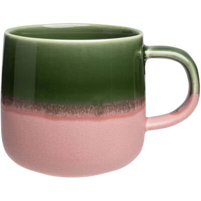 tranquillo Tasse 'INDUSTRIAL' pink/grün; 390 ml, 12x9 cm (BxH); pink/grün tranquillo Tasse 'INDUSTRIAL' pink/grün; 390 ml, 12x9 cm (BxH); pink/grün