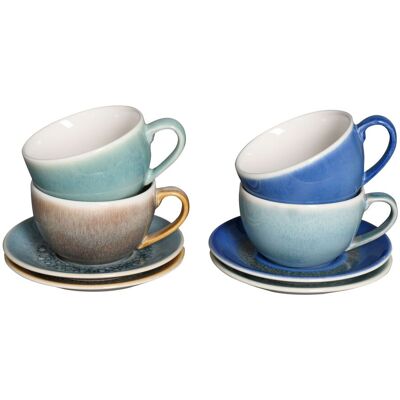 CreaTable Cappuccino Set Caldera Mix - Cappuccino-Set 8-tlg; mehrfarbig CreaTable Cappuccino Set Caldera Mix - Cappuccino-Set 8-tlg; mehrfarbig