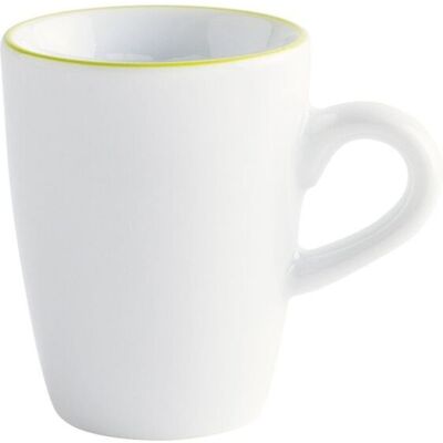 Kahla Espresso-Obertasse Pronto Line hoch; 80 ml, 5.5x7 cm (ØxH); limettengrün; rund; 6 Stück / Pack Kahla Espresso-Obertasse Pronto Line hoch; 80 ml, 5.5x7 cm (ØxH); limettengrün; rund; 6 Stück / Pack