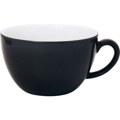 Kahla Cappuccino-Obertasse Pronto Colore; 250 ml, 9.5x5.9 cm (ØxH); schwarz; rund; 6 Stück / Pack Kahla Cappuccino-Obertasse Pronto Colore; 250 ml, 9.5x5.9 cm (ØxH); schwarz; rund; 6 Stück / Pack