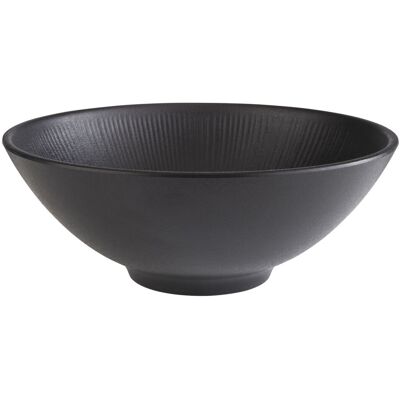 APS Schale NERO, Melamin; 1700 ml, 24x24x24x9 cm (LxBxØxH); schwarz; rund APS Schale NERO, Melamin; 1700 ml, 24x24x24x9 cm (LxBxØxH); schwarz; rund