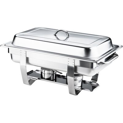 Stalgast Chafing Dish EKO, GN 1/1; 9000 ml, 60.5x36x24 cm (BxTxH); silber Stalgast Chafing Dish EKO, GN 1/1; 9000 ml, 60.5x36x24 cm (BxTxH); silber