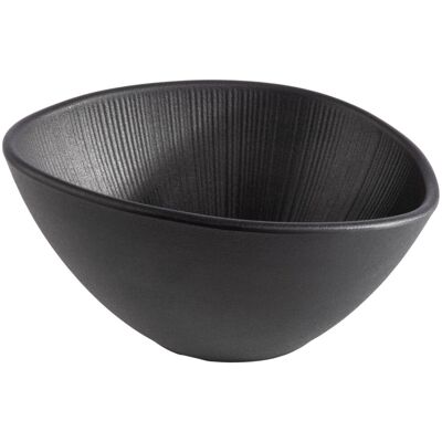 APS Schale NERO, Melamin, organisch; 500 ml, 19x16.5x9 cm (LxBxH); schwarz APS Schale NERO, Melamin, organisch; 500 ml, 19x16.5x9 cm (LxBxH); schwarz