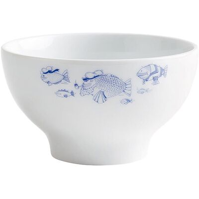Kahla Bowl Ahoi Marie Fische; 490 ml, 13.7x7.9 cm (ØxH); blau; 6 Stück / Pack Kahla Bowl Ahoi Marie Fische; 490 ml, 13.7x7.9 cm (ØxH); blau; 6 Stück / Pack