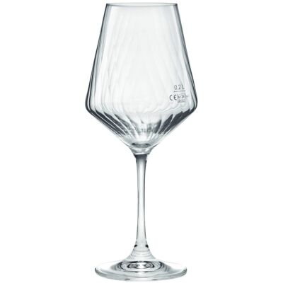 van Well Weinglas Eva; 550 ml, 6.3x25 cm (ØxH); transparent; 0.2 l Eichstrich, 6 Stück / Pack van Well Weinglas Eva; 550 ml, 6.3x25 cm (ØxH); transparent; 0.2 l Eichstrich, 6 Stück / Pack