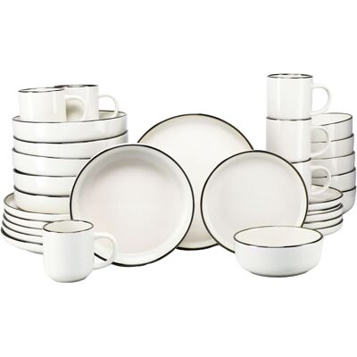 CreaTable Nordic Festive - Kombiservice 30-tlg; cremeweiß CreaTable Nordic Festive - Kombiservice 30-tlg; cremeweiß