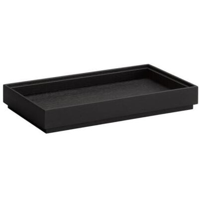APS GN 1/3 Holzbox -VALO- 32,5 x 17,6 cm, H: 8,5 cm Eichenholz, schwarz (lackiert); 32.5x17.6x4.5 cm (LxBxH); schwarz APS GN 1/3 Holzbox -VALO- 32,5 x 17,6 cm, H: 8,5 cm Eichenholz, schwarz (lackiert); 32.5x17.6x4.5 cm (LxBxH); schwarz