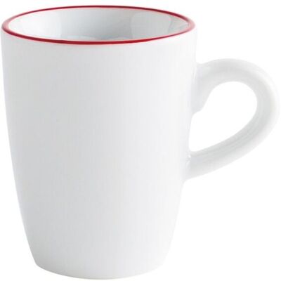 Kahla Espresso-Obertasse Pronto Line hoch; 80 ml, 5.5x7 cm (ØxH); rot; rund; 6 Stück / Pack Kahla Espresso-Obertasse Pronto Line hoch; 80 ml, 5.5x7 cm (ØxH); rot; rund; 6 Stück / Pack