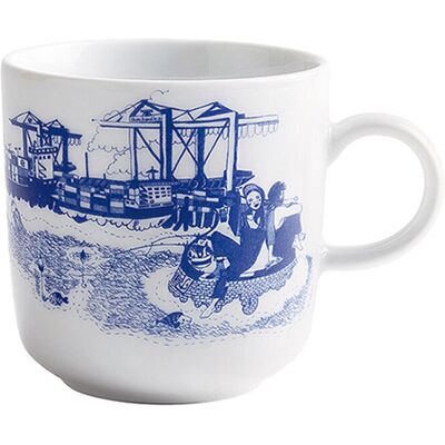 Kahla Kaffeebecher Ahoi Marie Hafen; 8.8x8.9 cm (ØxH); blau; 6 Stück / Pack Kahla Kaffeebecher Ahoi Marie Hafen; 8.8x8.9 cm (ØxH); blau; 6 Stück / Pack