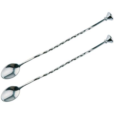 Buddy’s Bar Barlöffel, 2er-Set; 28x3x2 cm (LxBxH); silber; 2 Stück / Pack Buddy’s Bar Barlöffel, 2er-Set; 28x3x2 cm (LxBxH); silber; 2 Stück / Pack