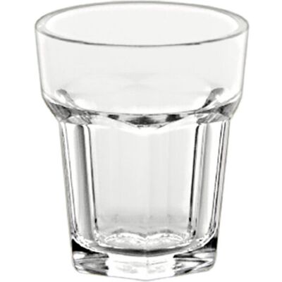 MPDrink Shot Facette Glas 4 cl Polycarbonat; 40 ml, 4.6x5.3 cm (ØxH); transparent; 300 Stück / Pack MPDrink Shot Facette Glas 4 cl Polycarbonat; 40 ml, 4.6x5.3 cm (ØxH); transparent; 300 Stück / Pack
