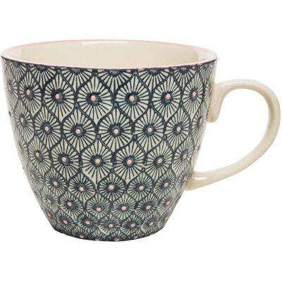 tranquillo Tasse 'MIX'N'MATCH', blau; 500 ml, 12.5x11 cm (ØxH); blau tranquillo Tasse 'MIX'N'MATCH', blau; 500 ml, 12.5x11 cm (ØxH); blau