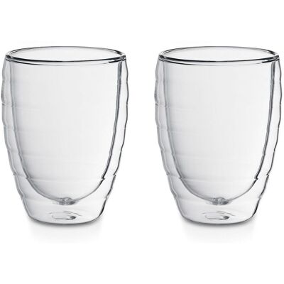 kela Latte-Macchiatoglas Cesena Glas transparent 2er Set 12,0cm 8,5cmØ 300,0ml; 300 ml, 12 cm (H); transparent; rund kela Latte-Macchiatoglas Cesena Glas transparent 2er Set 12,0cm 8,5cmØ 300,0ml; 300 ml, 12 cm (H); transparent; rund