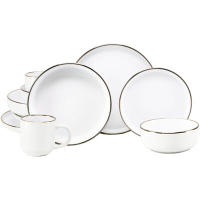 CreaTable Nordic Festive - Kombiservice 10-tlg; weiß CreaTable Nordic Festive - Kombiservice 10-tlg; weiß