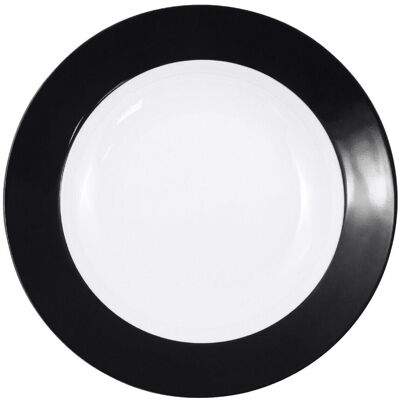 Kahla Suppenteller Pronto Colore; 310 ml, 22.1x3.8 cm (ØxH); schwarz; rund; 6 Stück / Pack Kahla Suppenteller Pronto Colore; 310 ml, 22.1x3.8 cm (ØxH); schwarz; rund; 6 Stück / Pack