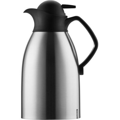Helios Enduro Push Isolierkanne - Vakuum Edelstahl, 2L Helios Enduro Push Isolierkanne - Vakuum Edelstahl, 2L
