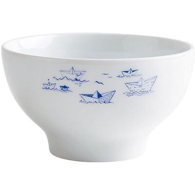 Kahla Bowl Ahoi Marie Schiffe; 490 ml, 13.7x7.9 cm (ØxH); blau; 6 Stück / Pack Kahla Bowl Ahoi Marie Schiffe; 490 ml, 13.7x7.9 cm (ØxH); blau; 6 Stück / Pack