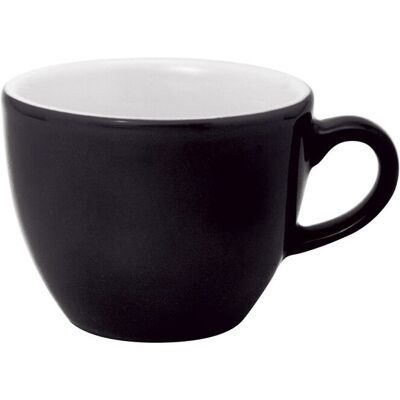 Kahla Espresso-Obertasse Pronto Colore; 80 ml, 6.4x5.1 cm (ØxH); schwarz; rund; 6 Stück / Pack Kahla Espresso-Obertasse Pronto Colore; 80 ml, 6.4x5.1 cm (ØxH); schwarz; rund; 6 Stück / Pack