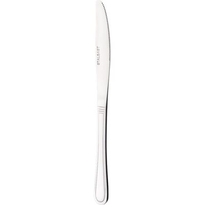 Stalgast 12 Edelstahl Menümesser, Serie Restaurant Eco; 20.5 cm (L); silber; 12 Stück / Pack Stalgast 12 Edelstahl Menümesser, Serie Restaurant Eco; 20.5 cm (L); silber; 12 Stück / Pack