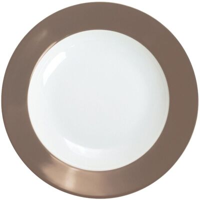 Kahla Suppenteller Pronto Colore; 310 ml, 22.1x3.8 cm (ØxH); taupe; rund; 6 Stück / Pack Kahla Suppenteller Pronto Colore; 310 ml, 22.1x3.8 cm (ØxH); taupe; rund; 6 Stück / Pack