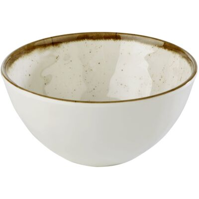 APS Schale STONE ART, Melamin, rund; 600 ml, 15x15x15x7.5 cm (LxBxØxH); weiß; rund APS Schale STONE ART, Melamin, rund; 600 ml, 15x15x15x7.5 cm (LxBxØxH); weiß; rund