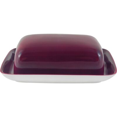 Kahla Butterdose Pronto Colore eckig; 17.3x14.2x5.8 cm (LxBxH); brombeer Kahla Butterdose Pronto Colore eckig; 17.3x14.2x5.8 cm (LxBxH); brombeer