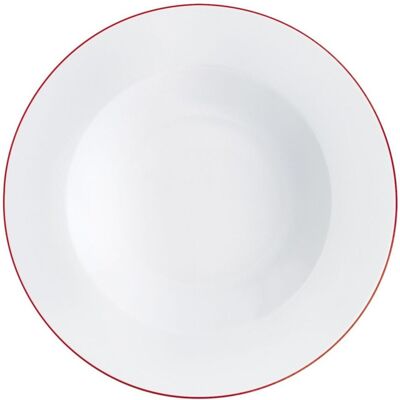Kahla Suppenteller Pronto Line; 310 ml, 22.1x3.8 cm (ØxH); rot; rund; 6 Stück / Pack Kahla Suppenteller Pronto Line; 310 ml, 22.1x3.8 cm (ØxH); rot; rund; 6 Stück / Pack