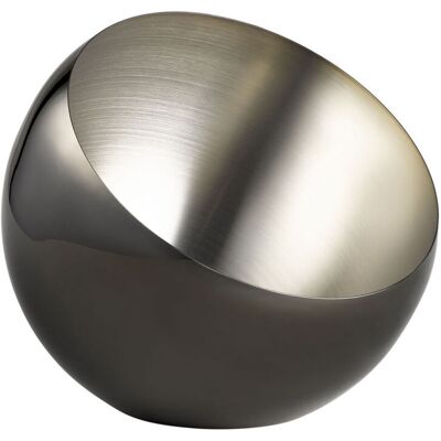 APS Schale SPHERE, Edelstahl; 2000 ml, 24x24x24x21 cm (LxBxØxH); grau APS Schale SPHERE, Edelstahl; 2000 ml, 24x24x24x21 cm (LxBxØxH); grau