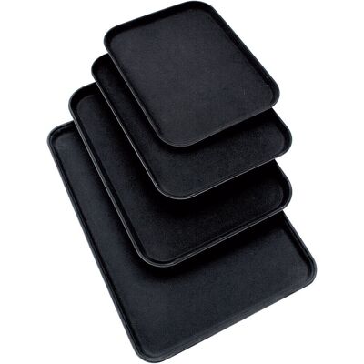 Stalgast Tablett, mit rutschhemmender Oberfläche; 30.5x40.5 cm (LxB); schwarz; rechteckig Stalgast Tablett, mit rutschhemmender Oberfläche; 30.5x40.5 cm (LxB); schwarz; rechteckig