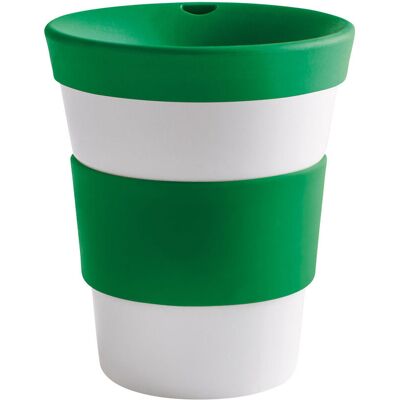 Kahla Becher + Trinkdeckel + Banderole cupit; 420 ml, 11.4 cm (H); grün; rund Kahla Becher + Trinkdeckel + Banderole cupit; 420 ml, 11.4 cm (H); grün; rund